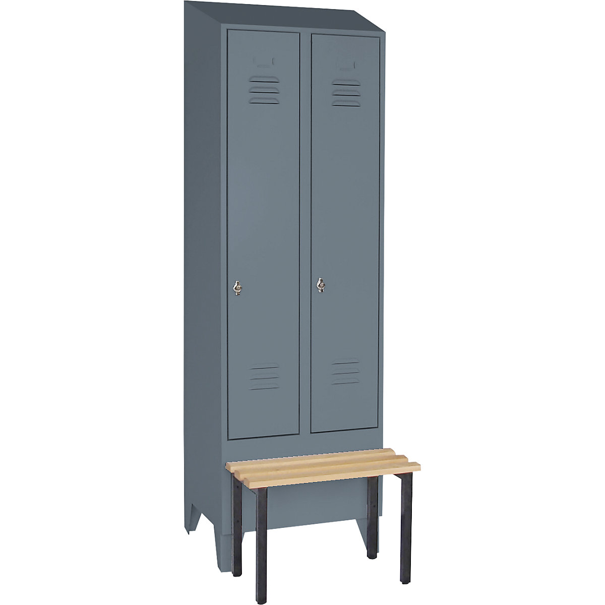 Lockerkast Berlin 2 met zitbank – Wolf