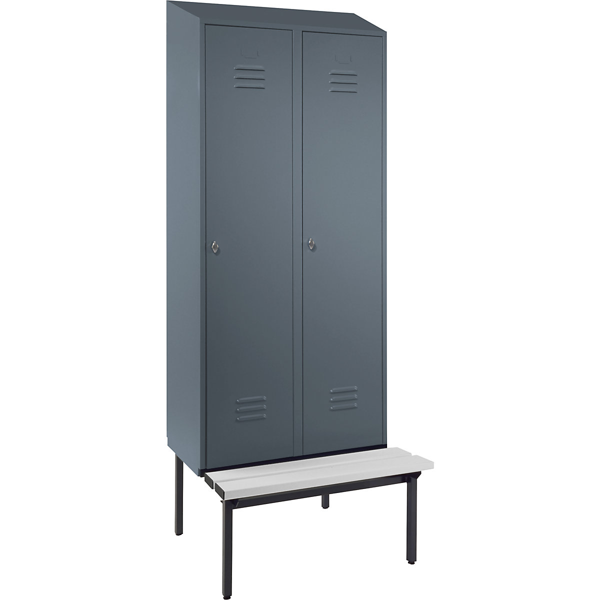 Lockerkast Berlin 2 met zitbank – Wolf