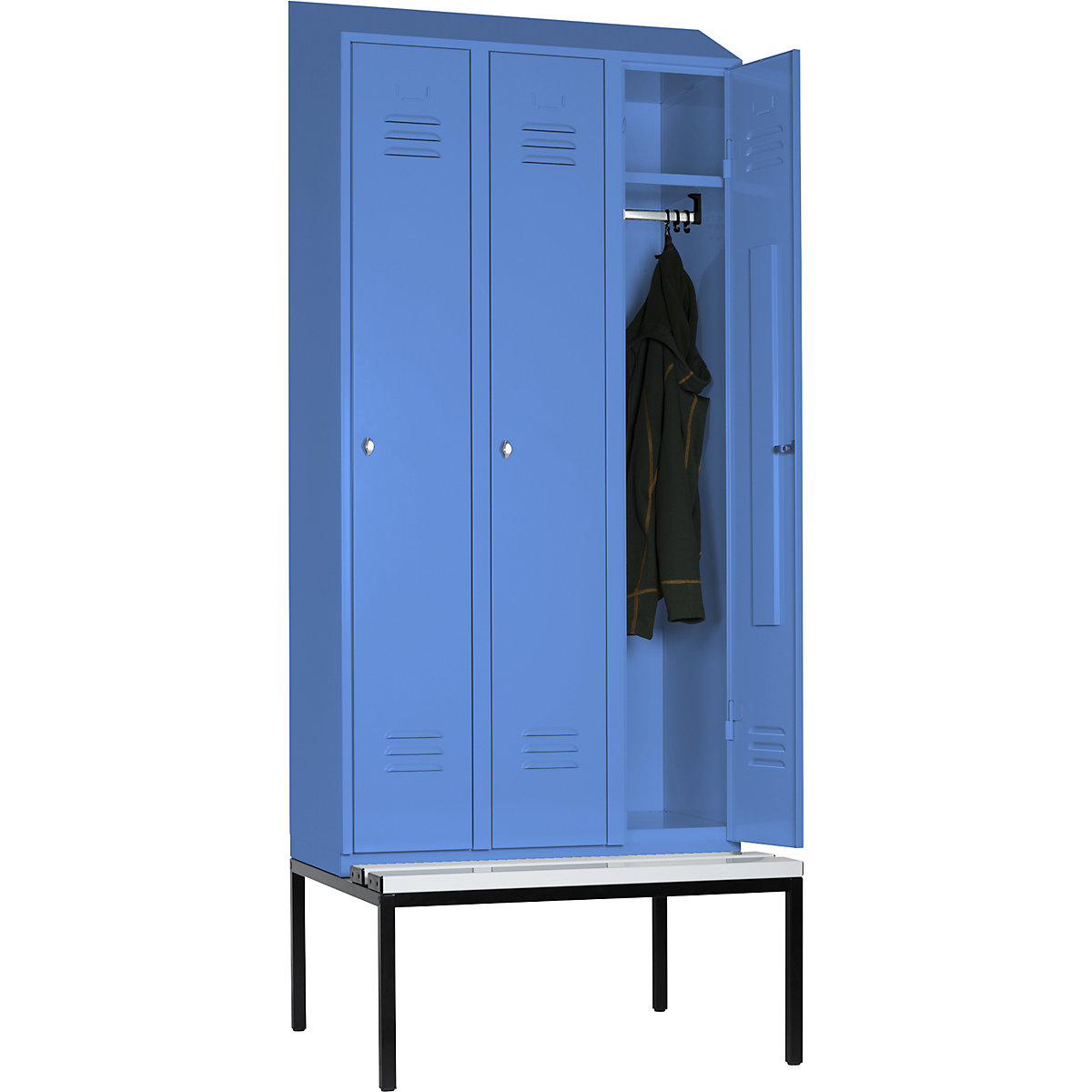 Lockerkast Berlin 2 met zitbank – Wolf