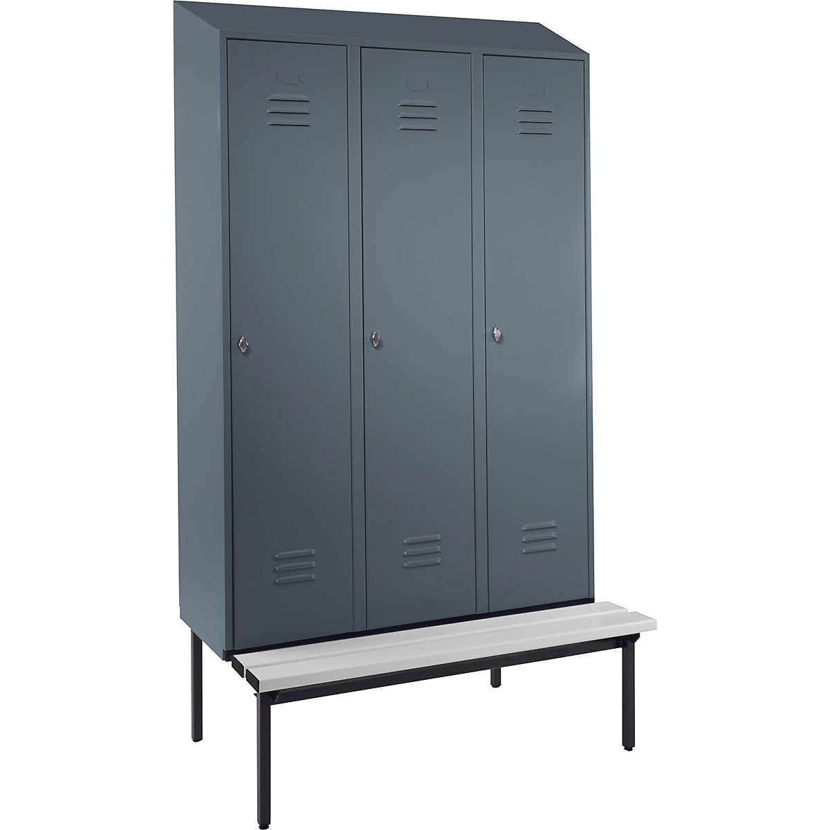 Lockerkast Berlin 2 met zitbank – Wolf