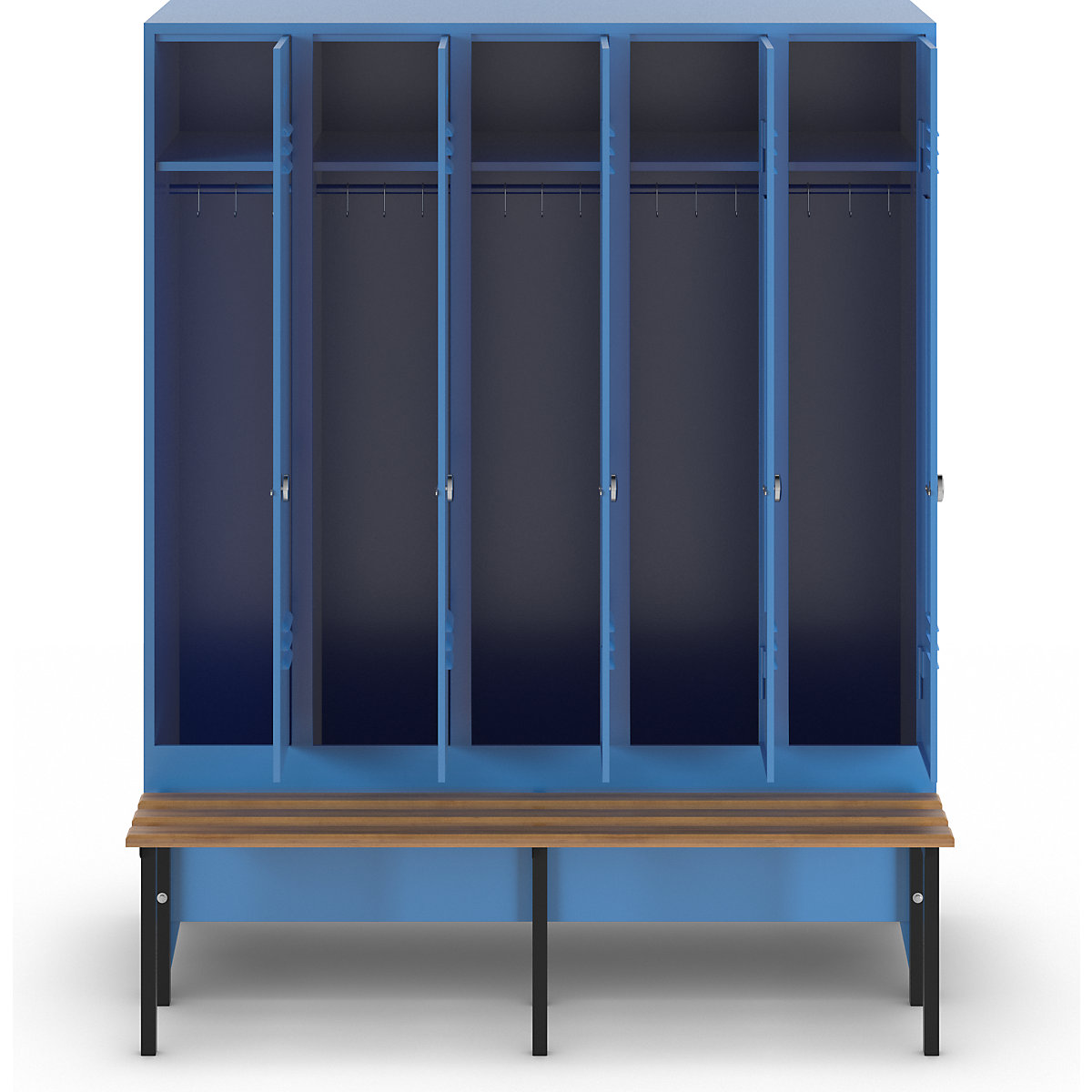 Lockerkast Berlin 2 met zitbank – Wolf (Productafbeelding 3)-2