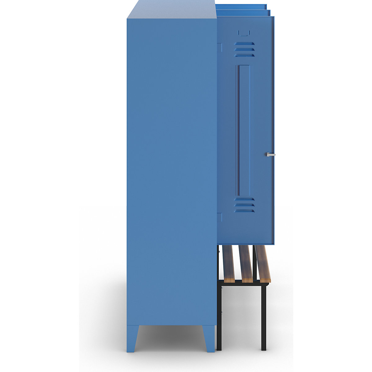 Lockerkast Berlin 2 met zitbank – Wolf (Productafbeelding 4)-3