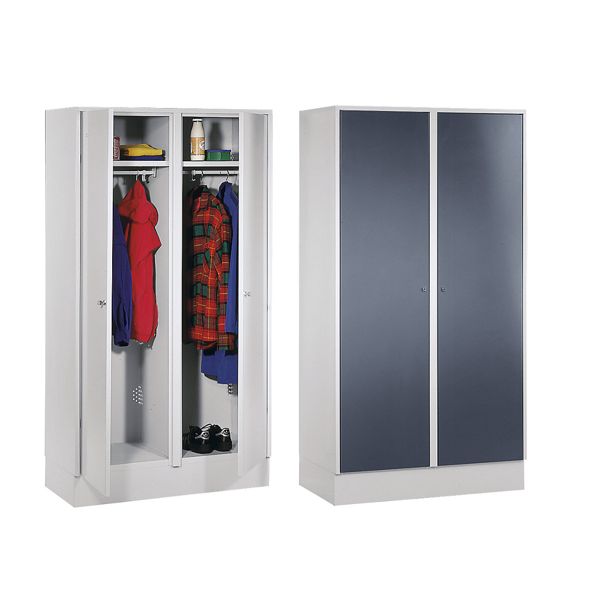 Lockerkast Frankfurt met schoon/vuil verdeling – Wolf (Productafbeelding 2)-1