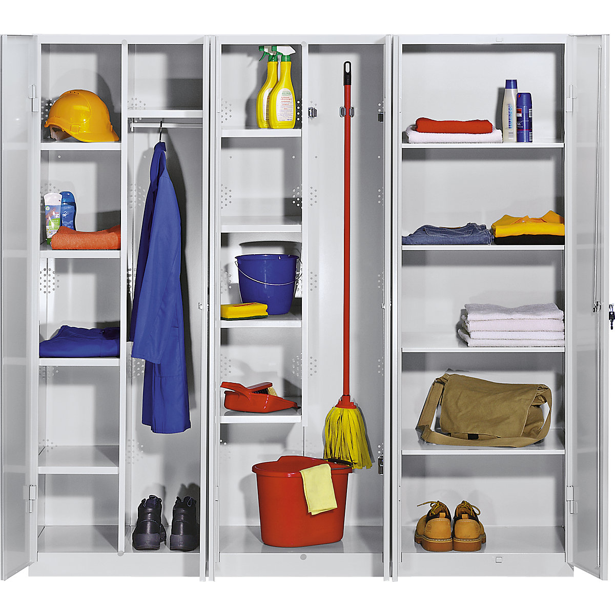 Lockerkast Frankfurt met schoon/vuil verdeling – Wolf (Productafbeelding 3)-2