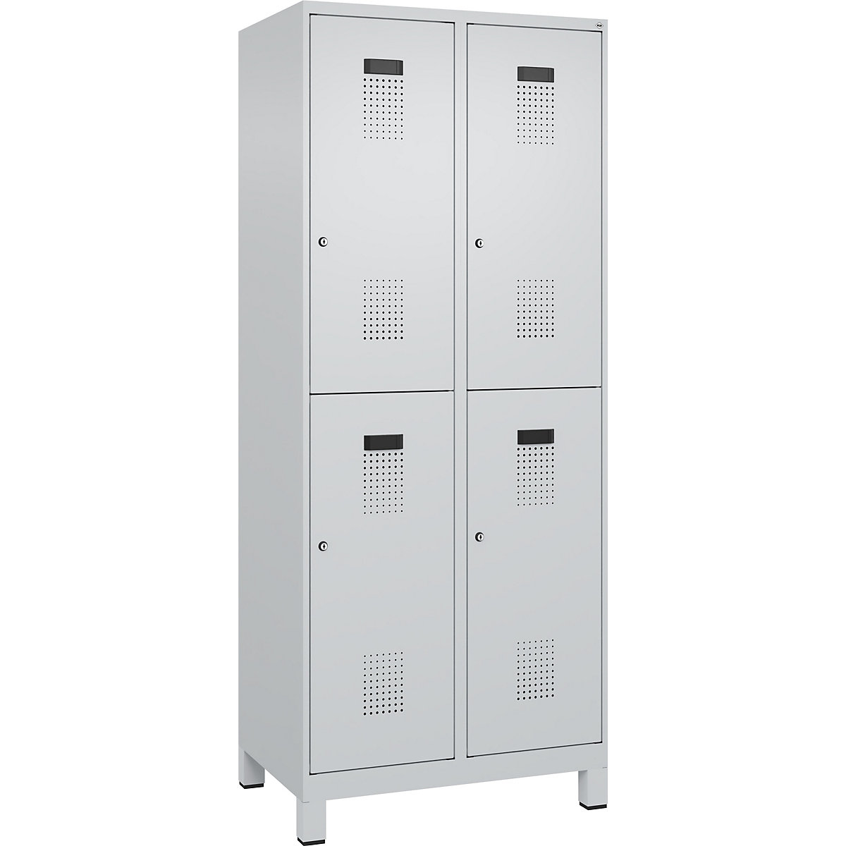 Lockerkast met twee verdiepingen Evolo PLUS – C+P (Productafbeelding 3)-2