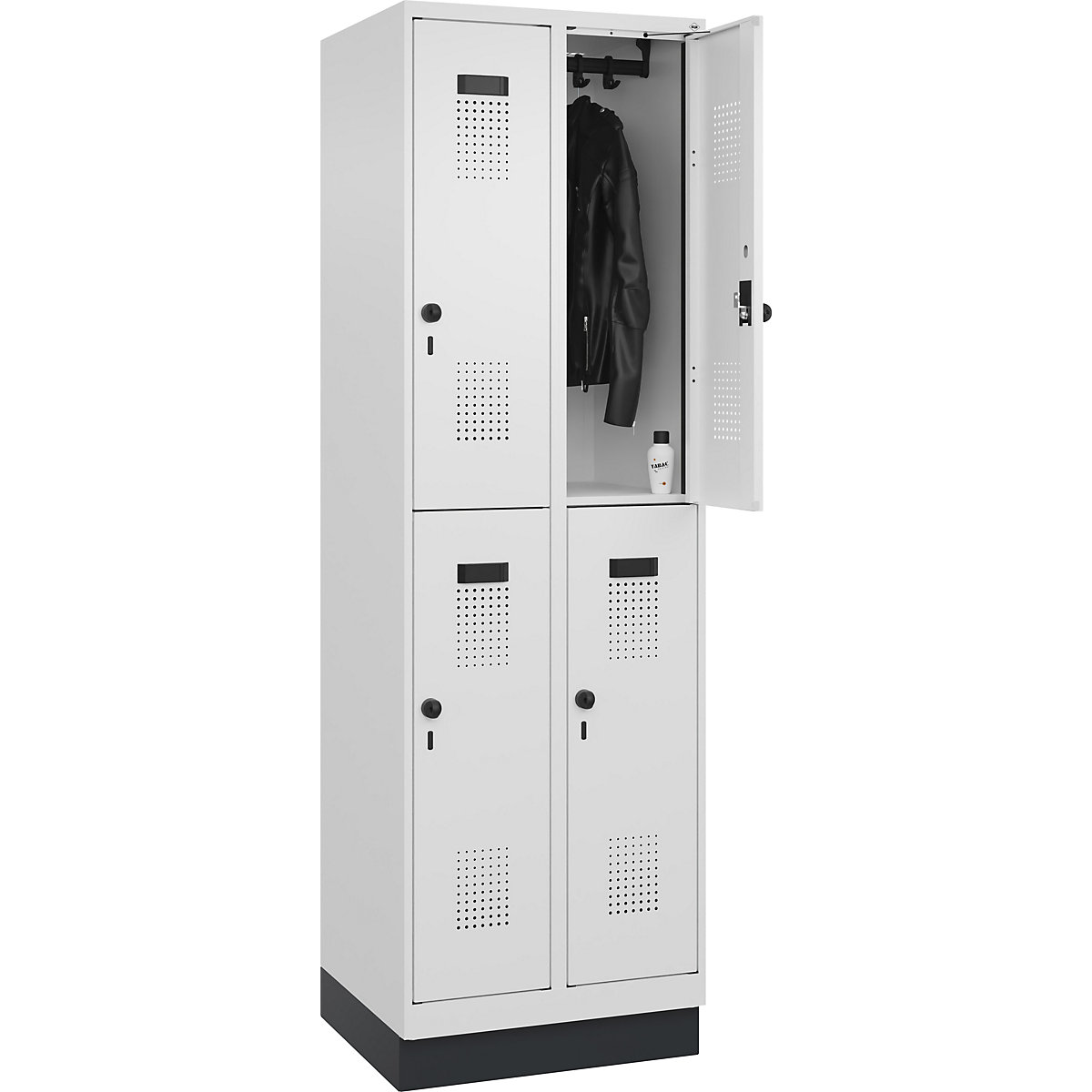 Lockerkast met twee verdiepingen Evolo PLUS – C+P (Productafbeelding 2)-1