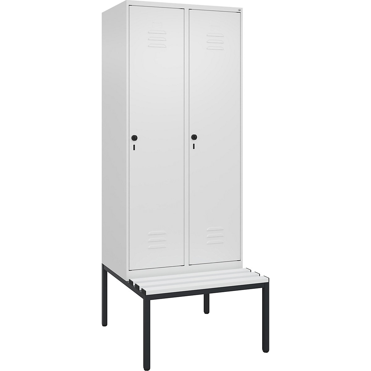 Multifunctionele lockerkast Classic PLUS met zitbank, smal – C+P (Productafbeelding 4)-3
