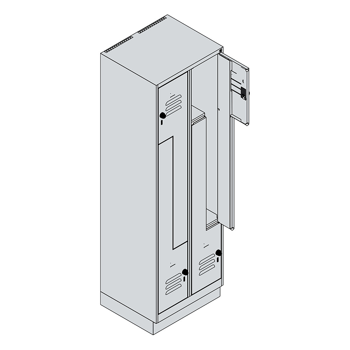 Z-kledingkast Classic PLUS – C+P (Productafbeelding 4)-3