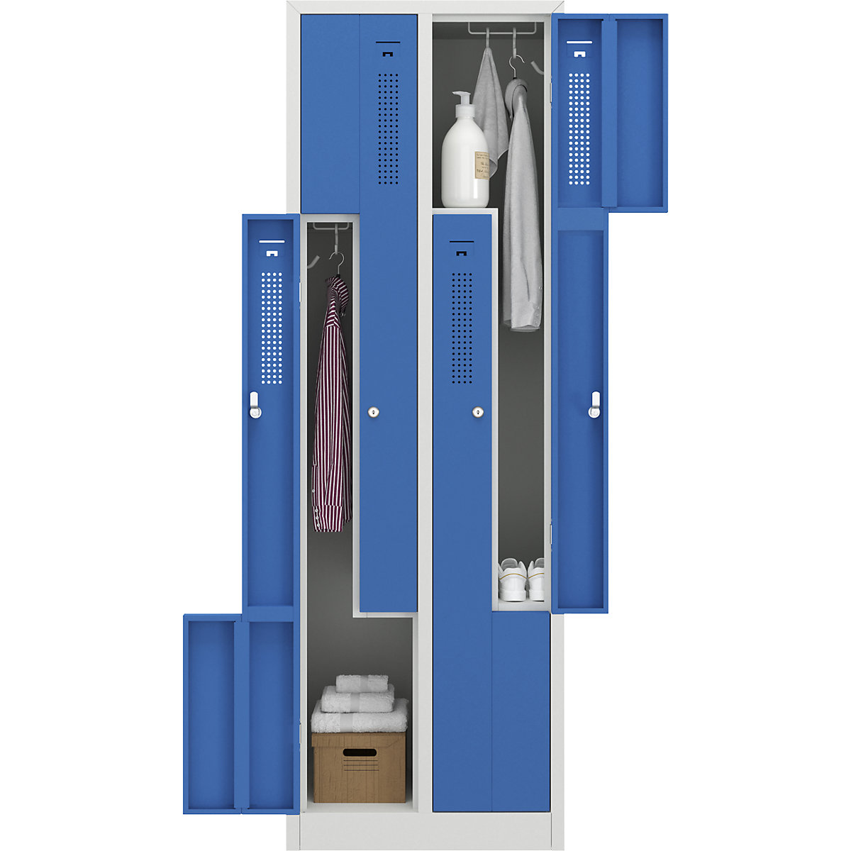 Z-lockerkast Amsterdam – eurokraft basic (Productafbeelding 4)-3