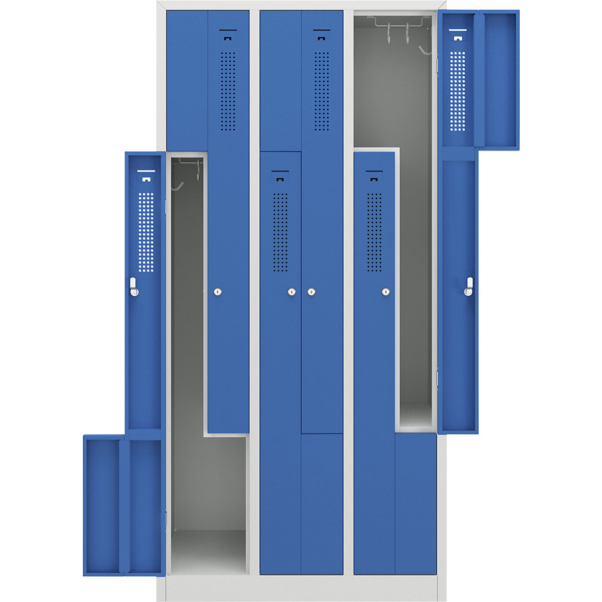 Z-lockerkast Amsterdam – eurokraft basic (Productafbeelding 5)-4