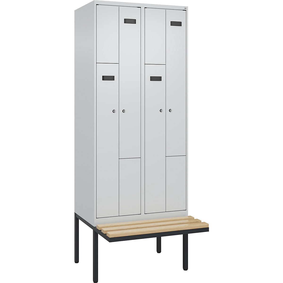 Z-lockerkast Evolo PLUS met zitbank (Productafbeelding 2)-1