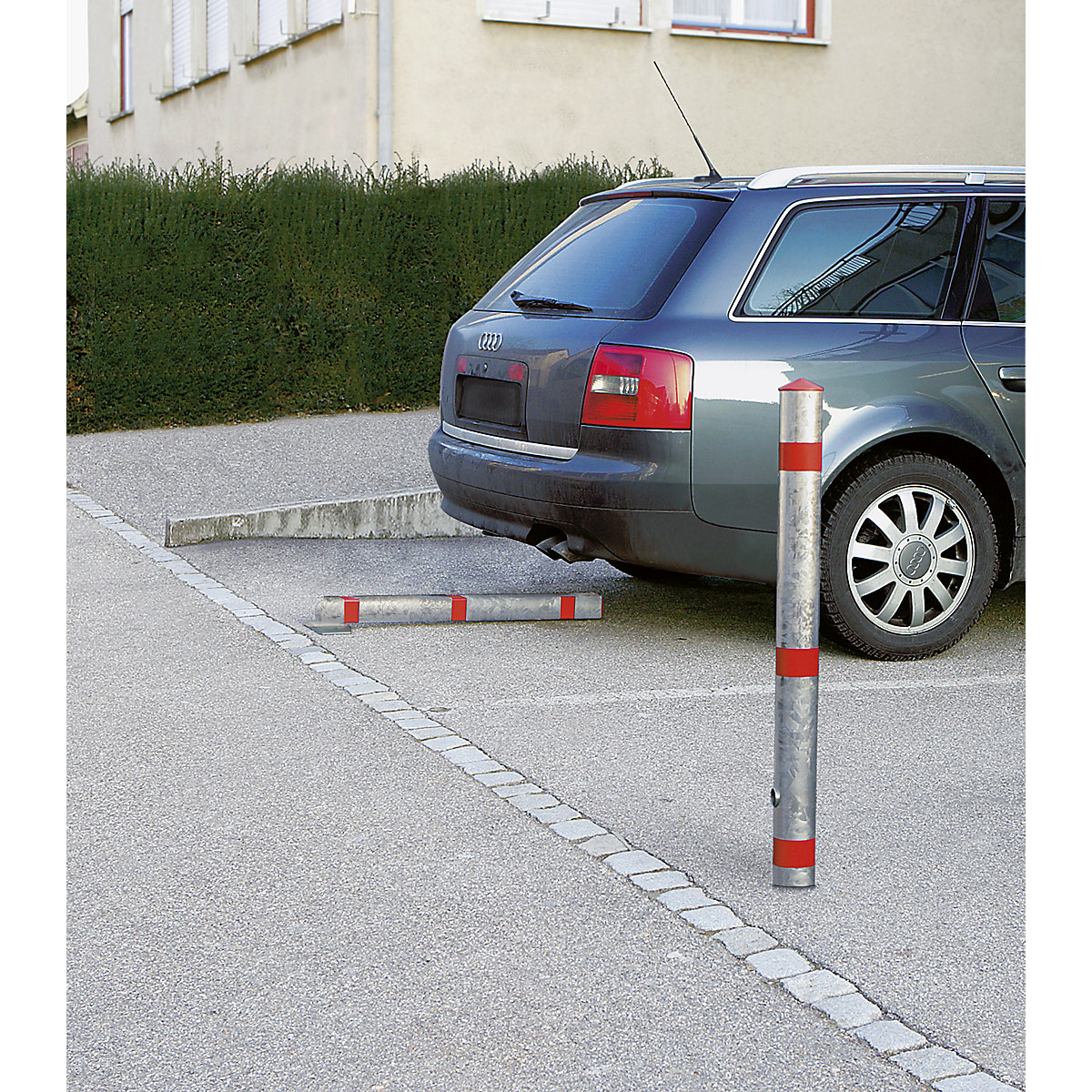 Afzetpaal van staalbuis (Productafbeelding 2)-1