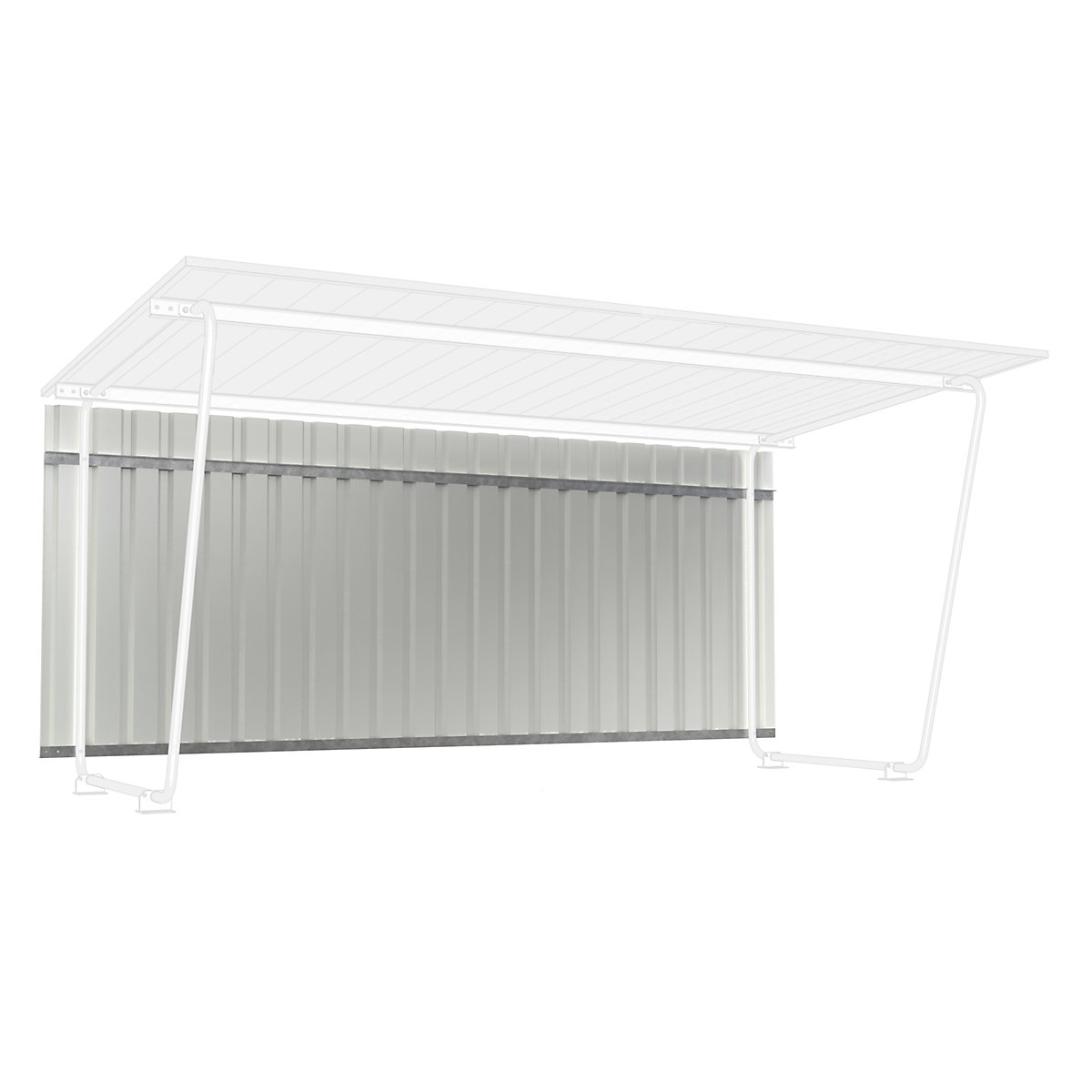 Achterwand voor platdakoverkapping Siegen – WSM (Productafbeelding 5)-4