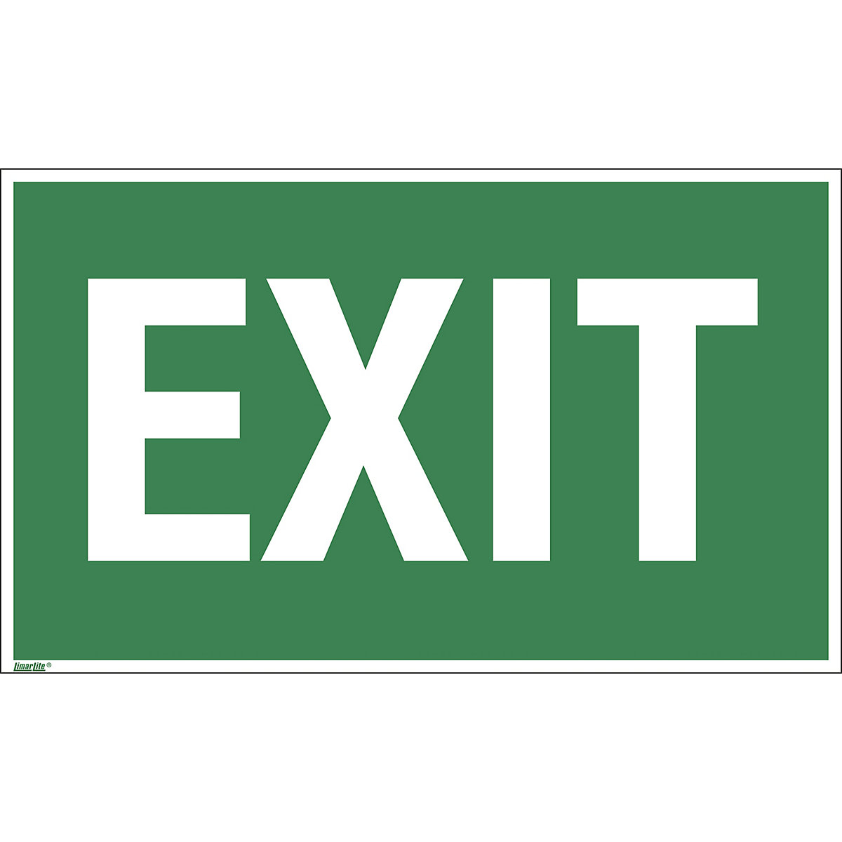 Extra combibord met tekst voor evacuatieborden