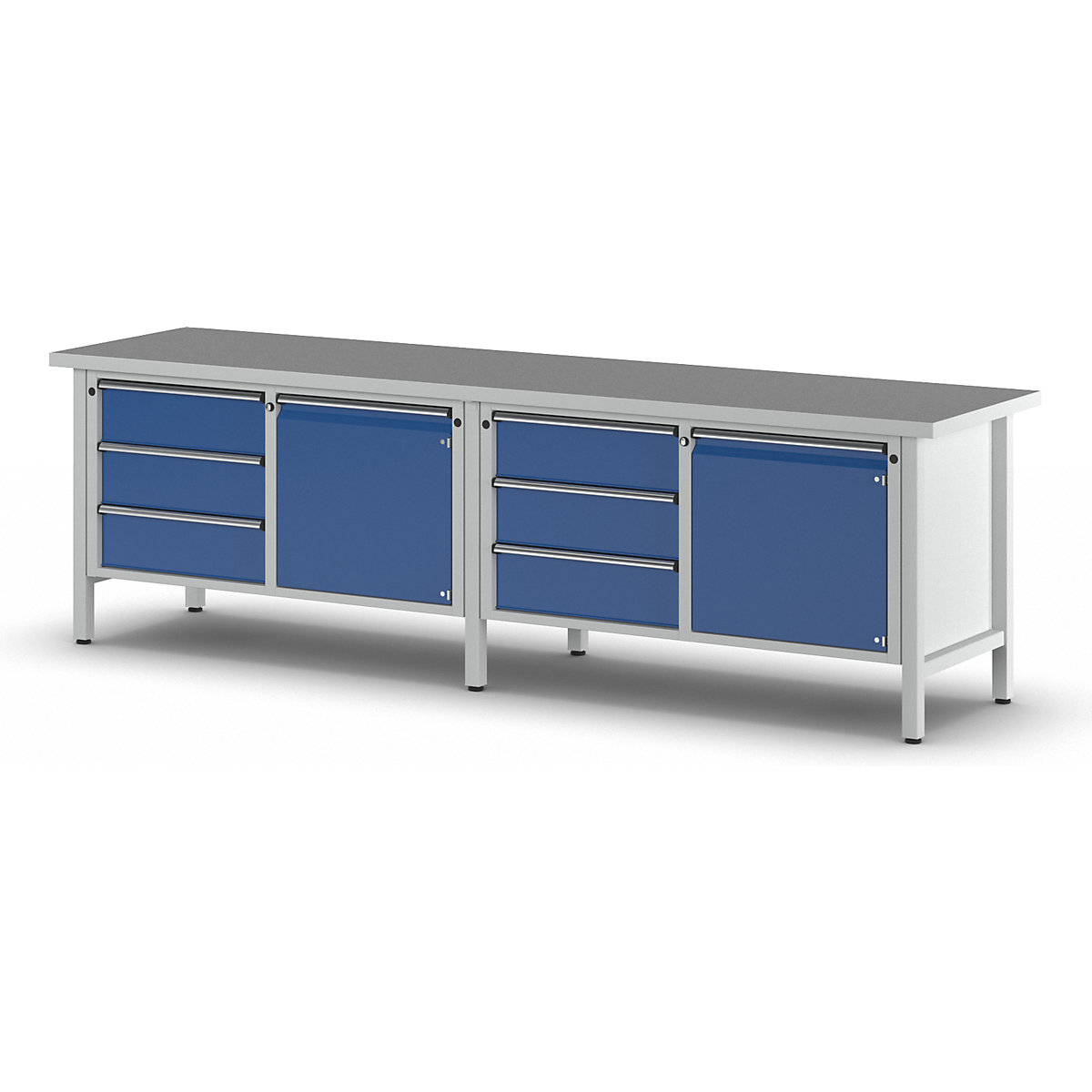 Werkbank breedte 2800 mm, stellingbouw – ANKE (Productafbeelding 7)-6