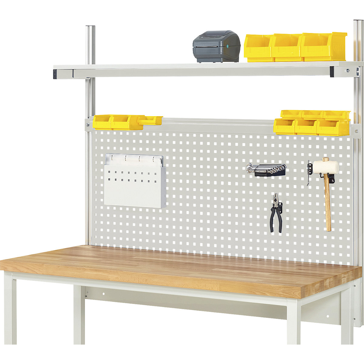 Werkbank met systeemopbouw serie 7000 – eurokraft pro (Productafbeelding 6)-5