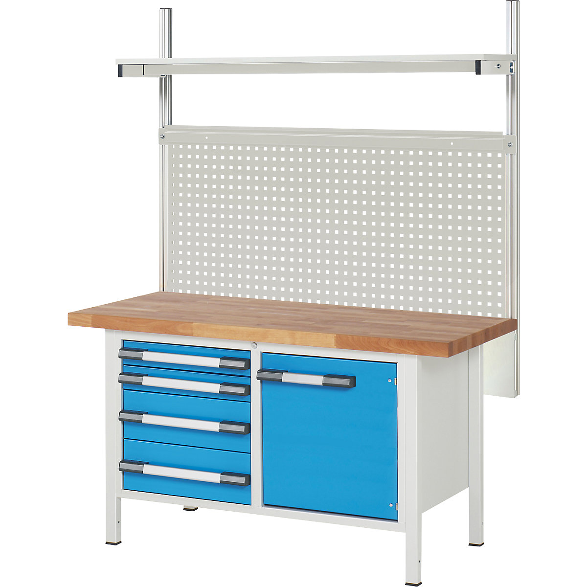 Werkbank met systeemopbouw serie 8000 – eurokraft pro (Productafbeelding 4)-3