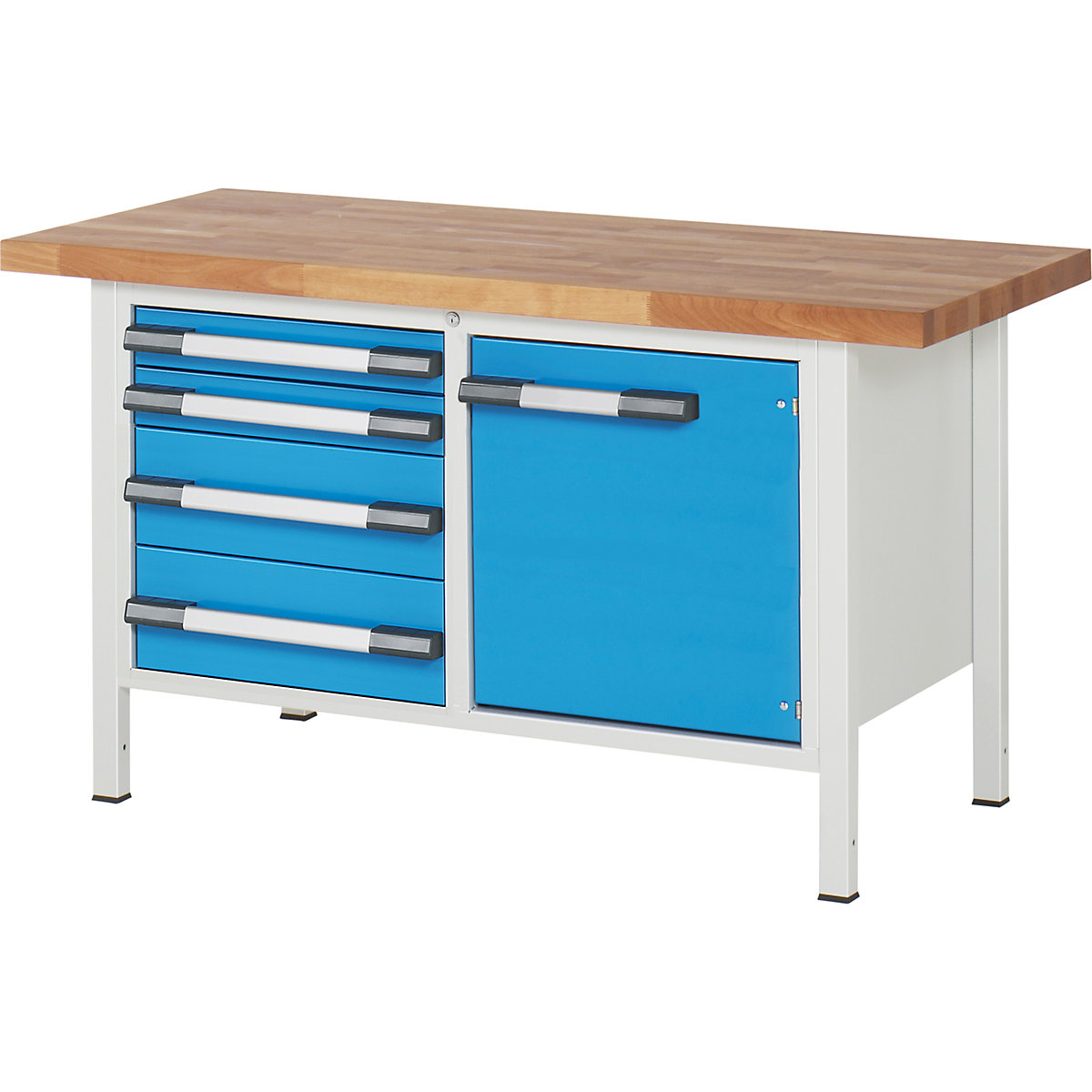 Werkbank met systeemopbouw serie 8000 – eurokraft pro (Productafbeelding 3)-2