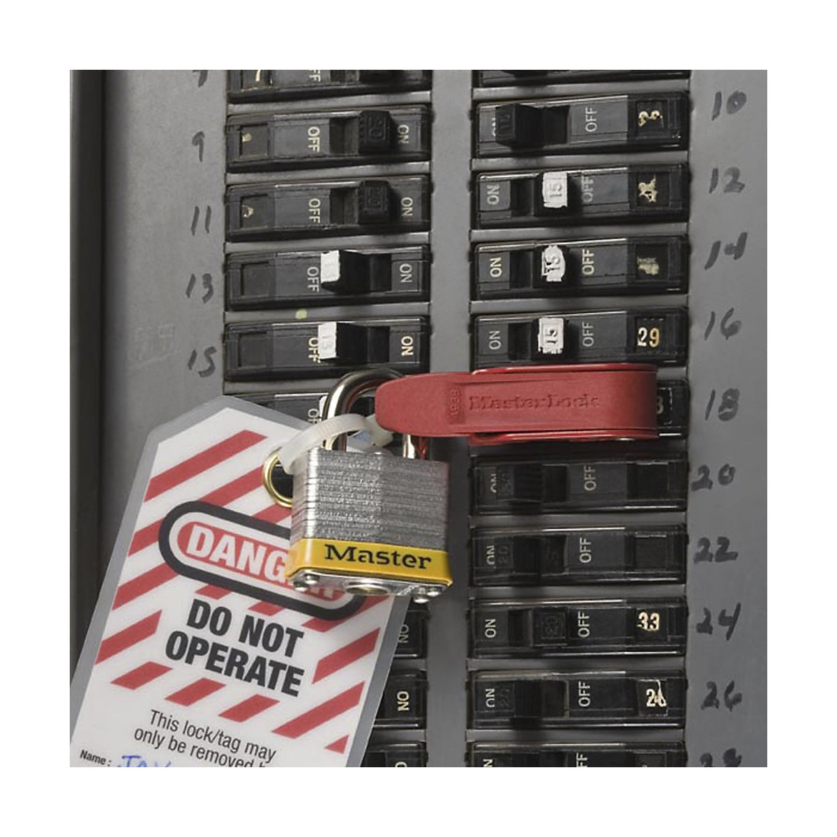 Stroomonderbrekervergrendeling Grip Tight™ – Masterlock (Productafbeelding 4)-3