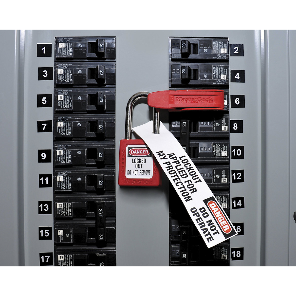 Stroomonderbrekervergrendeling Grip Tight™ – Masterlock (Productafbeelding 5)-4