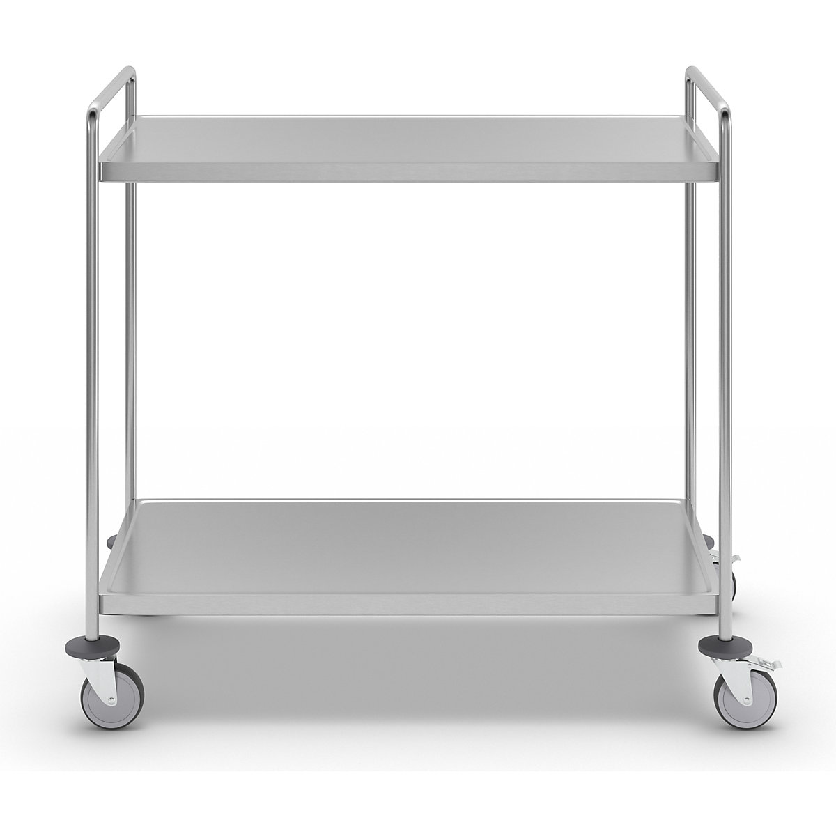 Roestvast stalen etagewagen, gelast – Kongamek (Productafbeelding 4)-3