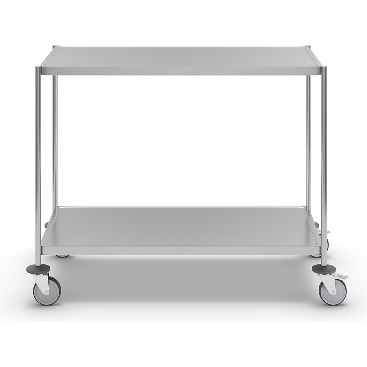 Roestvast stalen etagewagen, gelast – Kongamek (Productafbeelding 4)-3