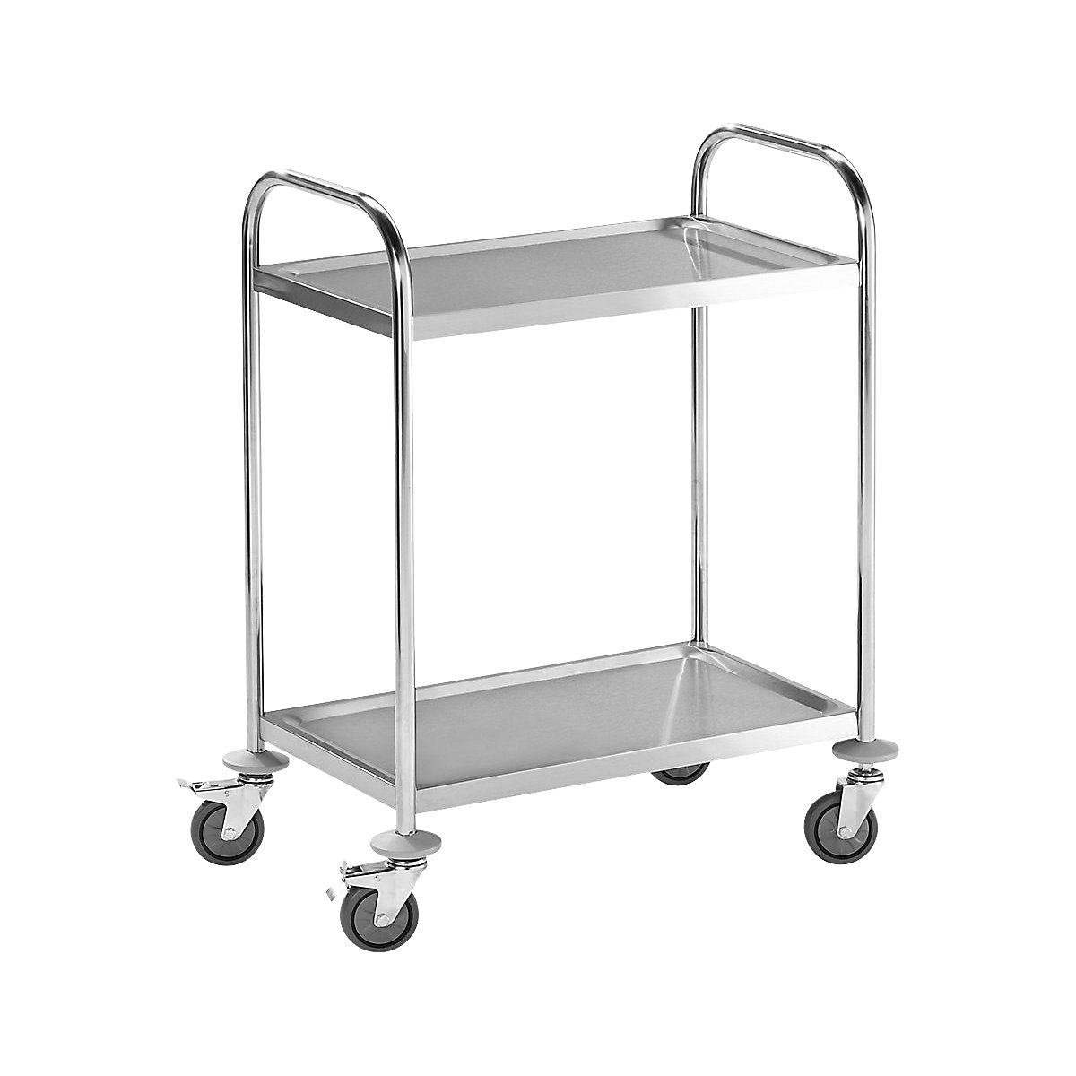 Roestvast stalen serveerwagen – eurokraft basic (Productafbeelding 9)-8