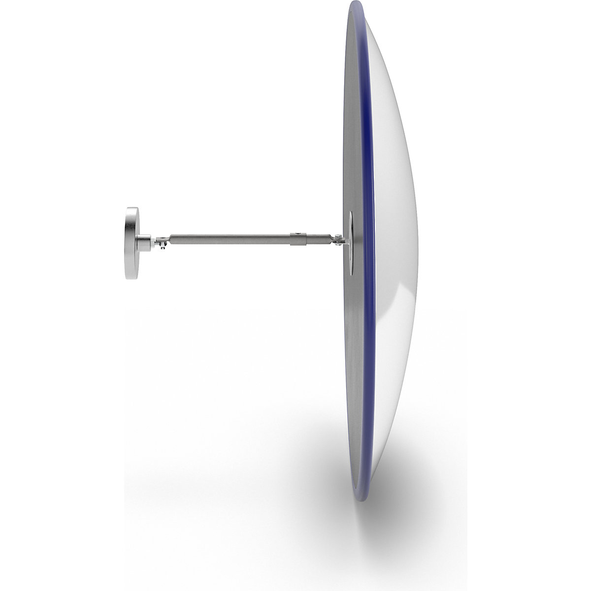 Ronde spiegel met telescopische wandhouder – eurokraft pro (Productafbeelding 4)-3