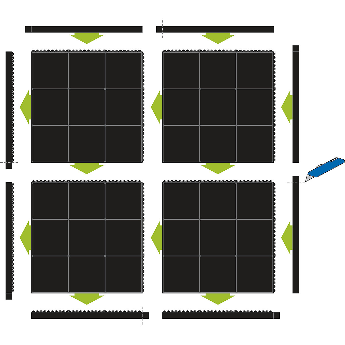 Mat Yoga Solid Spark voor laswerkplekken – Miltex (Productafbeelding 14)-13