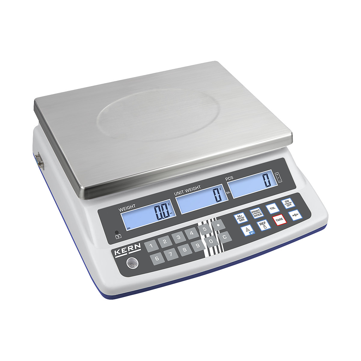 Telweegschaal – KERN, weegplatform-b x d = 315 x 340 mm, weegbereik max. 15 kg-0