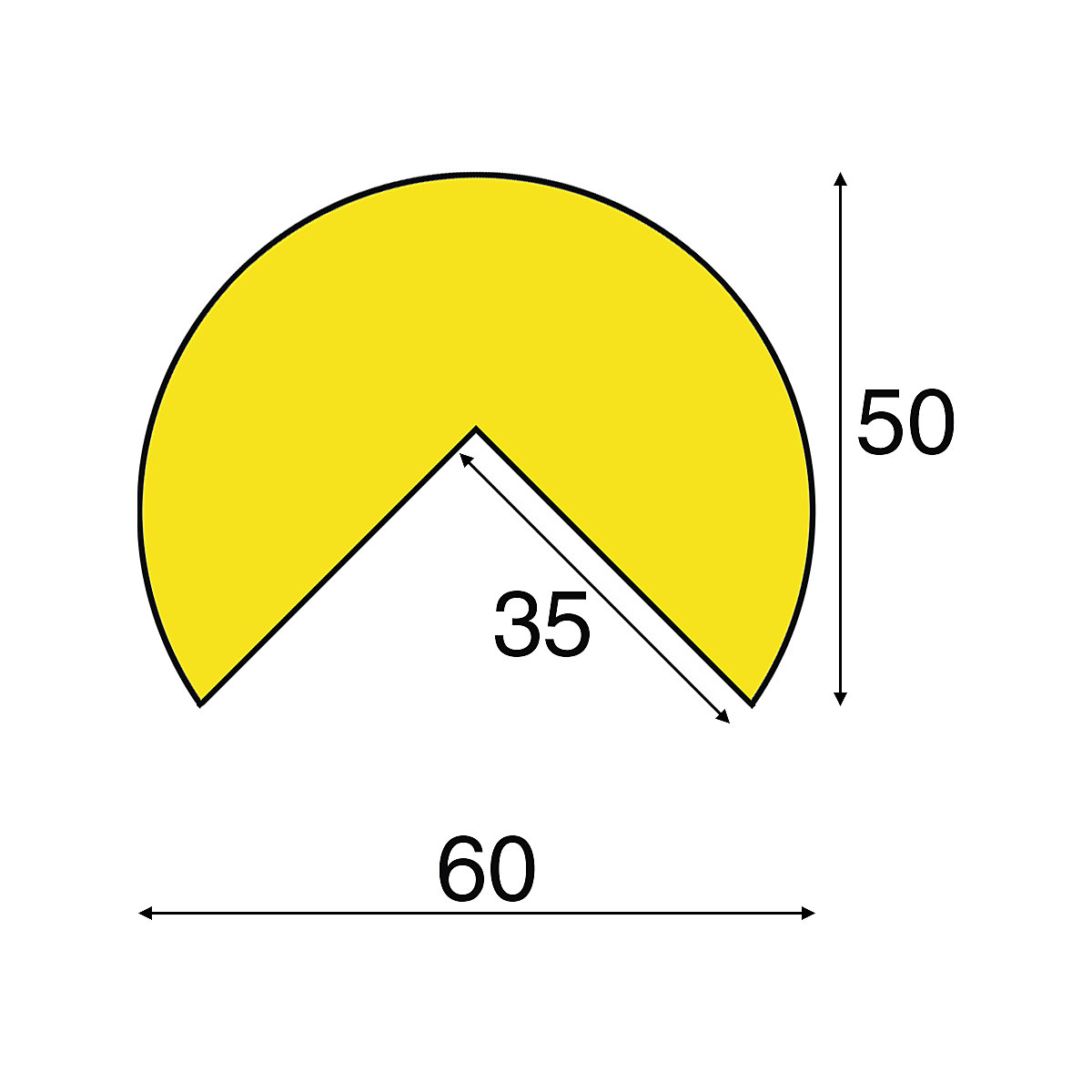 Knuffi® Eckenschutz SHG, Typ A+, 1-m-Stück, rot / weiß-4