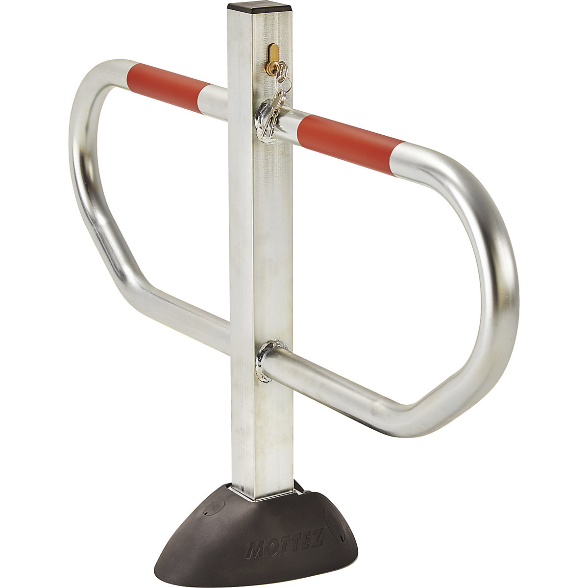 Design-Zentralfuß-Parkbügel Mottez (Produktabbildung 2)-1