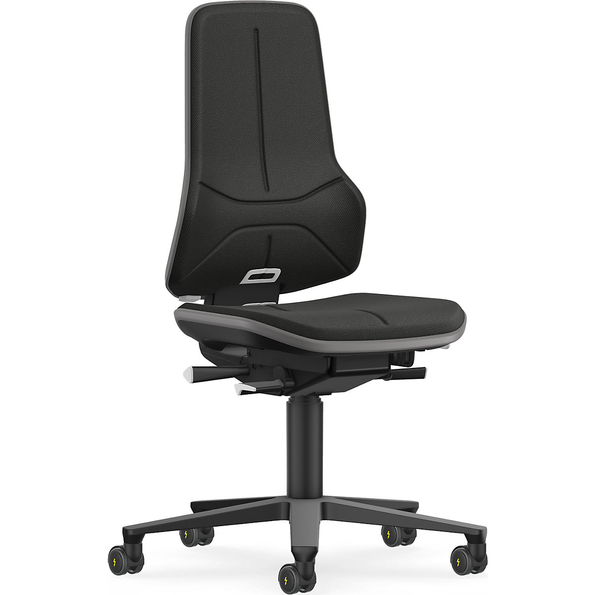 NEON Arbeitsdrehstuhl ESD, Rollen bimos (Produktabbildung 6)-5