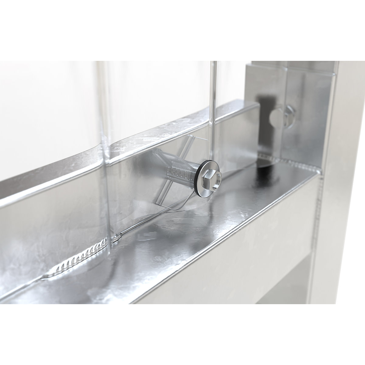 Überdachung Jena, dreiseitiges Komplettset (Produktabbildung 3)-2