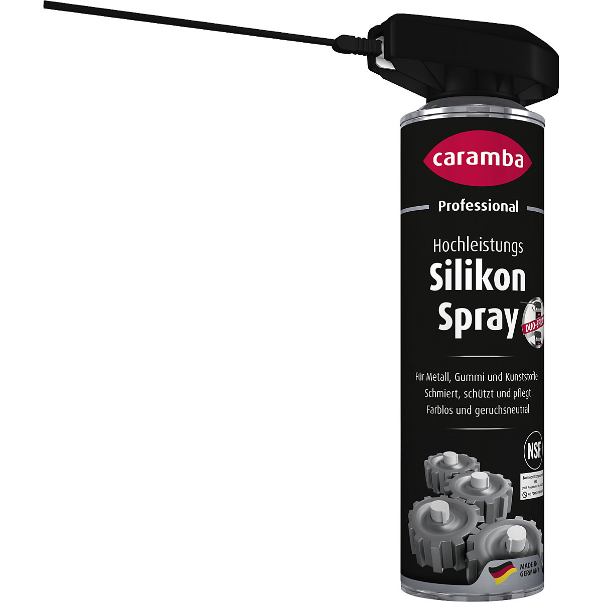 Hochleistungs-Silikonspray Duo Caramba (Produktabbildung 2)-1