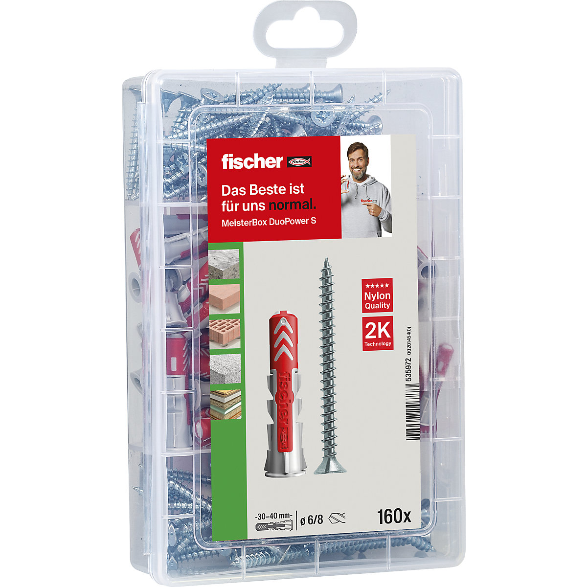 MEISTER-BOX Wohnraum + Schrauben fischer