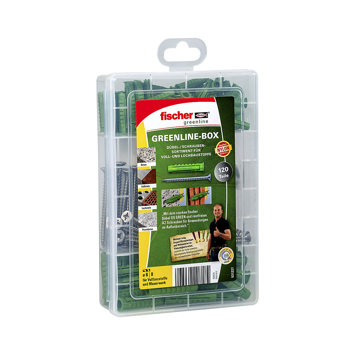 MEISTER-Box Rund ums Haus rostfrei + Schraube fischer