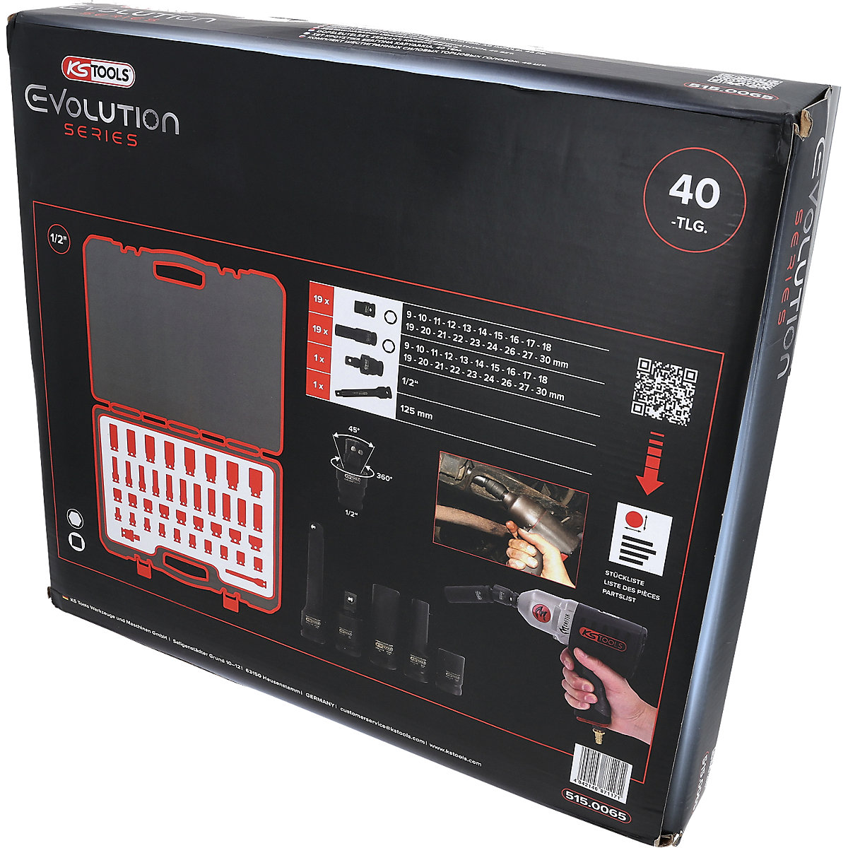 1/2'' Sechskant-Kraft-Stecknuss-Satz KS Tools (Produktabbildung 7)-6