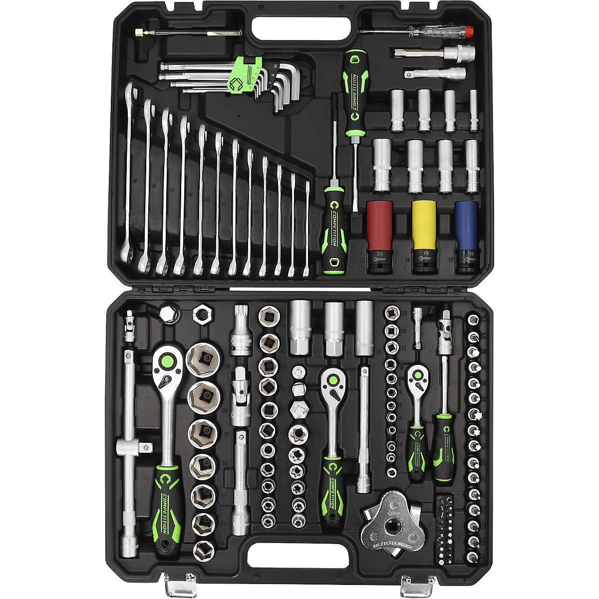 1/4'' + 3/8'' + 1/2'' Steckschlüssel-Satz Competition KS Tools (Produktabbildung 8)-7