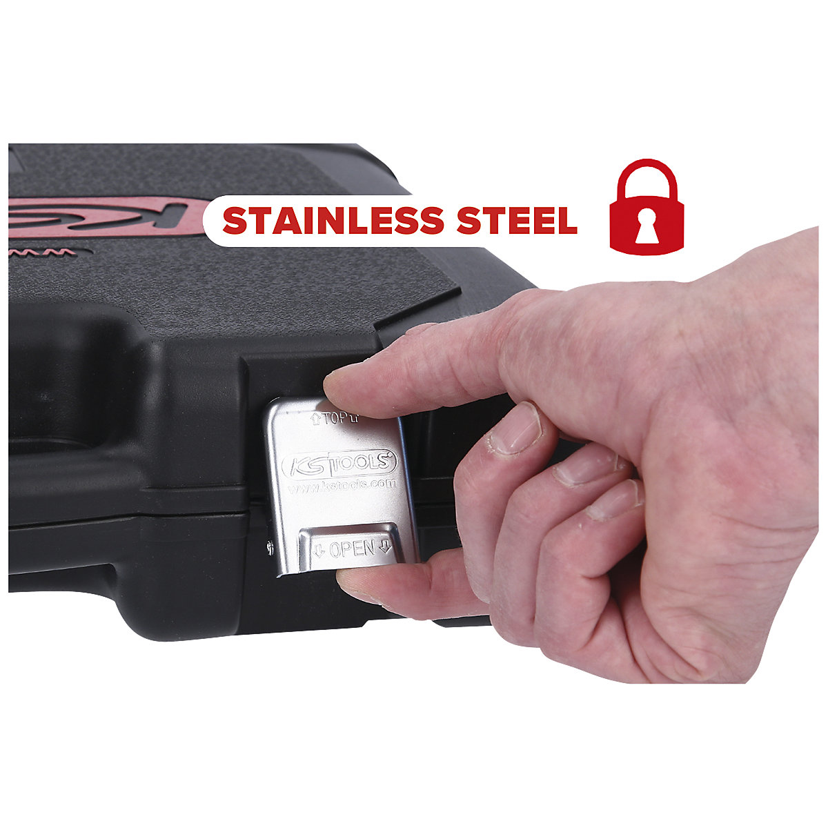 1/4'' + 3/8'' + 1/2'' Steckschlüssel-Satz KS Tools (Produktabbildung 4)-3