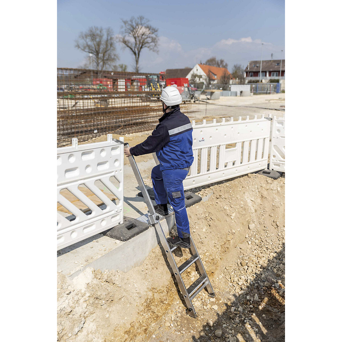 Baugrubenleiter mit Stufen MUNK (Produktabbildung 2)-1