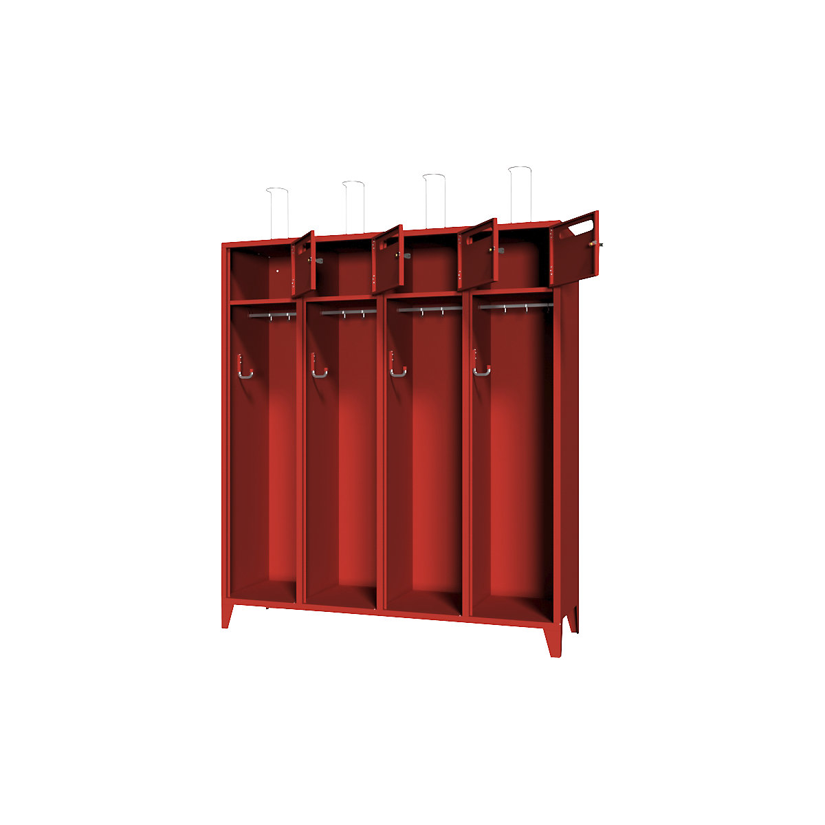 Feuerwehrschrank mit Füßen Pavoy (Produktabbildung 2)-1