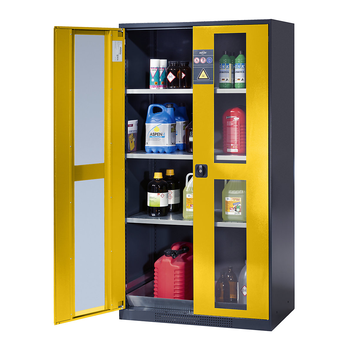 Labor-Chemikalienschrank asecos (Produktabbildung 2)-1