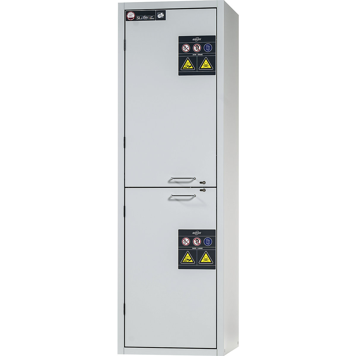 Sicherheits-Hochschrank für Säuren- und Laugen asecos (Produktabbildung 4)-3