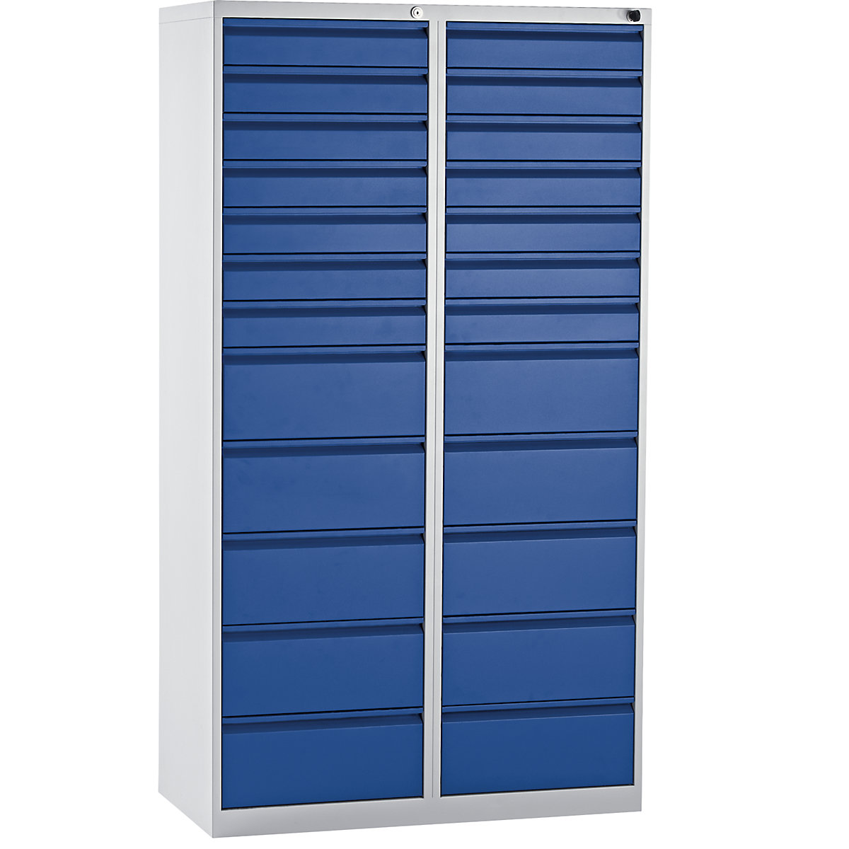 Schubladenschrank, Stahl eurokraft basic (Produktabbildung 3)-2