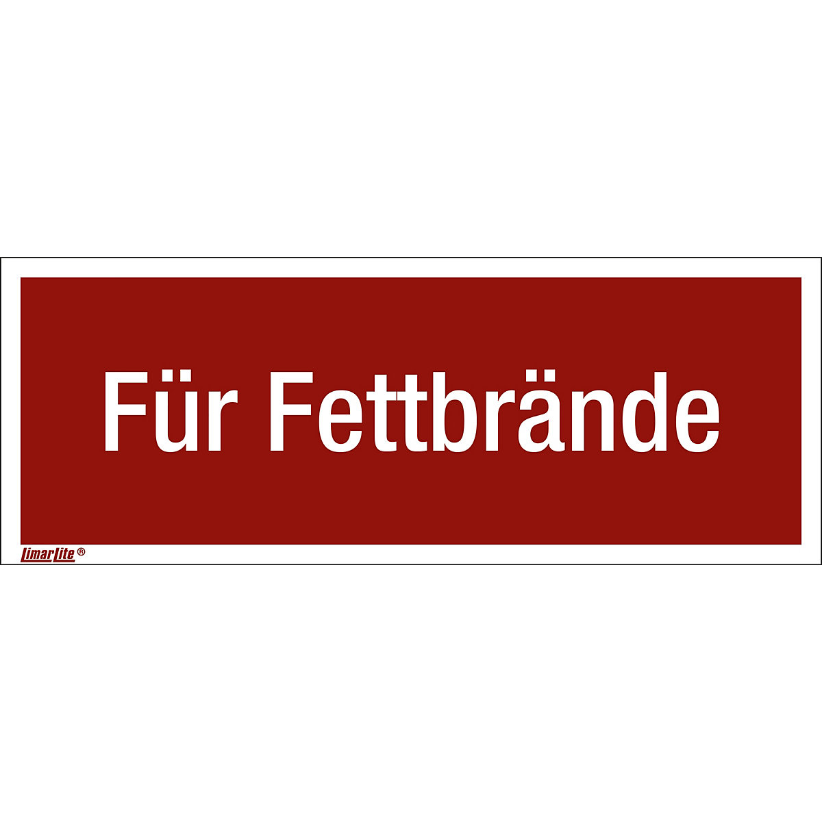 Kombizusatzschilder mit Text für Brandschutzzeichen