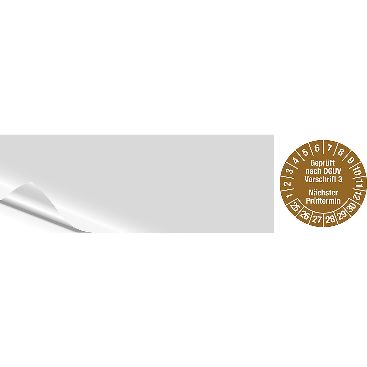 Kabelprüfplakette DGUV