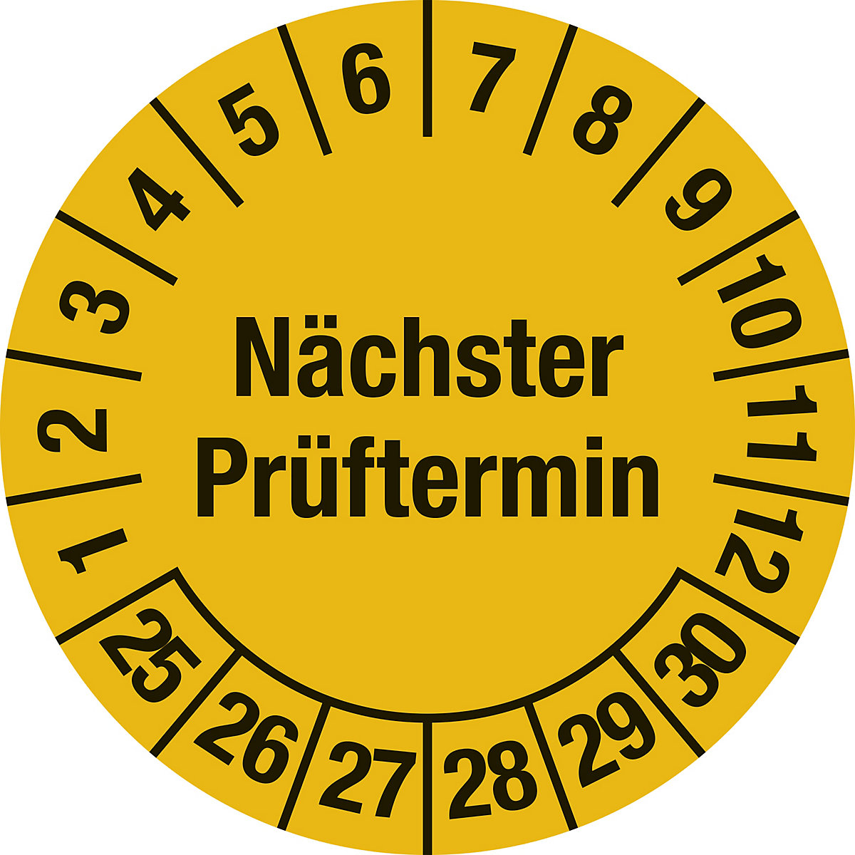 Mehrjahresplakette, Nächster Prüftermin