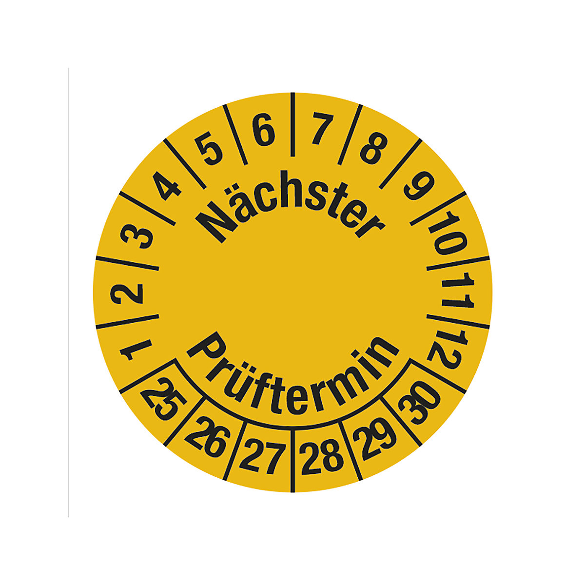 Nächster Prüftermin, Folie