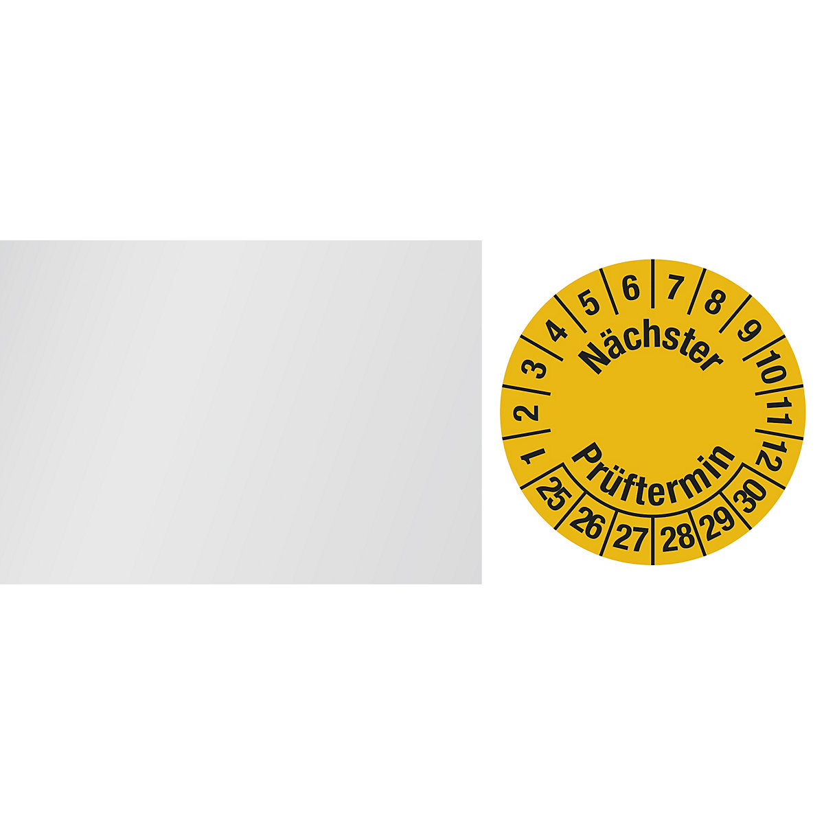 Nächster Prüftermin, Folie